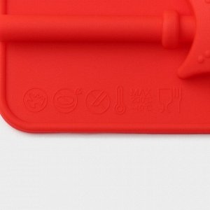 Форма силиконовая для леденцов Доляна «Звездочёт», 9,5x24x1 см, 6 ячеек (4,2x3,8 см), с палочками, цвет МИКС