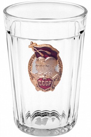 Советский гранёный стакан, с рельефной накладкой «Армия СССР» – честные 250 грамм, толстое стекло, цена производителя. Дарить такие подарки МЕГА приятно №90
