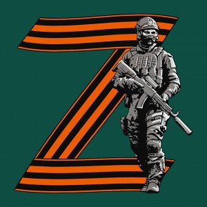 Военная футболка Z, – сплотимся вокруг общей цели (тр 35)