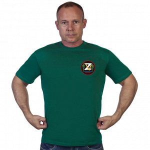 Зеленая футболка Z V Поддержим наших, – заставим и научим уважать нас (тр 51)
