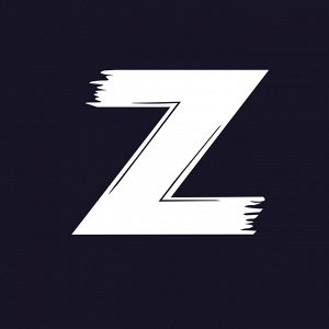Тёмно-синяя футболка с термотрансфером «Z», (тр 18)