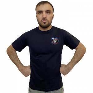 Тёмно-синяя футболка с трансфером "Zа праVду", (тр. №70)