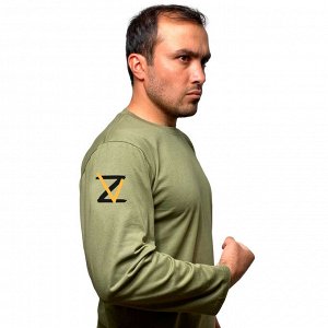 Трендовая футболка с длинным рукавом Z V, (тр №52)