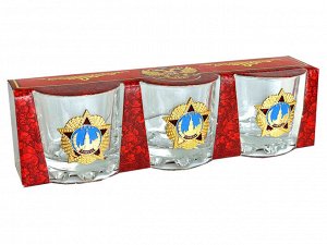 Стопки в наборе «Орден Победы», – подарочный комплект, оформленный самым красивым орденом среди всех наград СССР