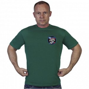 Зелёная футболка с трансфером ЛДНР, (тр. №73)