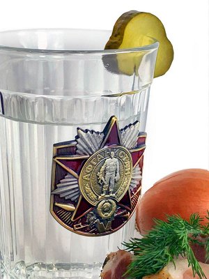 Граненый стакан «Афганистан», – подарок воину-интернационалисту в стильном дизайне №106