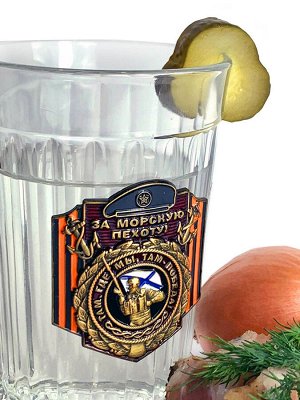 Граненый стакан «Морская пехота», – символ целой эпохи в подарок морпеху №96