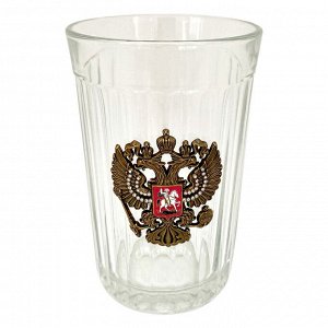 Гранёный стакан с гербом РФ