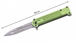 Зеленый складной нож Tac Force Joker Why So Serious (США), (Отличный шанс пополнить свою коллекцию ножей качественным фолдером по сниженной цене. В России только в нашем магазине!)№96 *