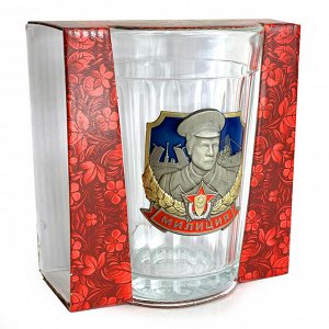 Классический граненый стакан «Милиция», – символ советского времени в подарочной упаковке №109