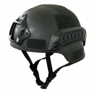 Тактический шлем с кронштейном для ПНВ, - изготовлен из прочного ABS-пластика. Оснащена боковыми планками для крепления фонарей, тактических систем "свой-чужой", лобовым кронштейном для приборов ночно