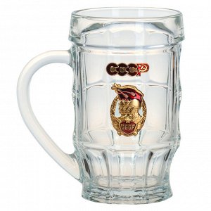 Кружка пивная стеклянная "Советская Армия", – вкус пива зависит от того, во что напиток налит! Хороший подарок для пивных эстетов