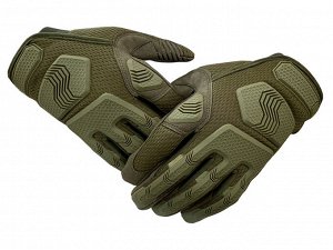 Защитные тактические перчатки хаки-олива, (B31) №100 - Застежка-велкро на запястье для надежного фиксирования и адаптации под физиологические особенности кисти рук. Внутренняя часть модели покрыта про