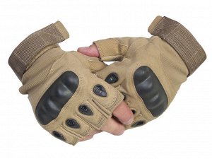 Тактические беспалые перчатки, - Классическая модель военных защитных перчаток. Выбор профессионалов, побывавших в горячих точках (C) №32