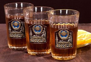 Подарочные стаканы "Рожден в СССР"