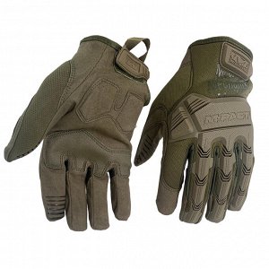 Тактические перчатки Mechanix M-Pact (хаки-олива), - двойные защитные вставки в зонах наибольшего износа (B16) №315