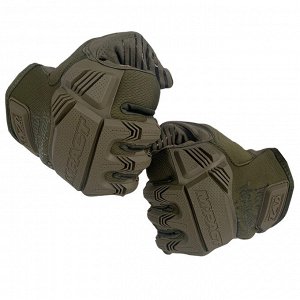 Тактические перчатки Mechanix M-Pact (хаки-олива), - двойные защитные вставки в зонах наибольшего износа (B16) №315