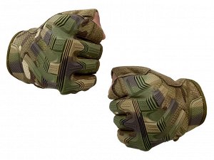 Тактические перчатки беспалые камуфляж Woodland, (B53) №106 - Перчатки надежно защищают кисти, обеспечивают полный контроль над оружием и снаряжением, находящимися в руках, при этом очень удобно и ком