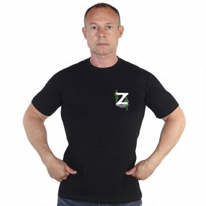 Мужская футболка "Z поддержим наших", – для акций в поддержку Операции Z и на каждый день