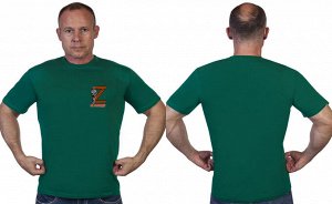 Мужская футболка Zа Победу, – наша армия и спецслужбы противостоят любой угрозе (тр 32)