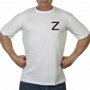 Мужская футболка с эмблемой Z, – сражаться за право быть и оставаться Россией (тр 13)