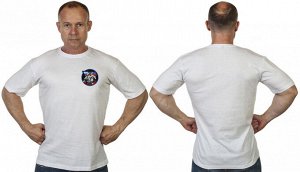 Белая футболка с трансфером "Zа праVду", (тр. №70)