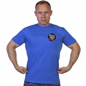 Васильковая футболка с надписью "Zа праVду", (тр. №70)