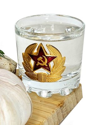Подарочный набор для алкоголя ветеранам ВС СССР, – подходит и для целевого использования, и выступает в качестве оригинального подарка (Цвет упаковки может отличаться, подробности уточняйте у менеджер