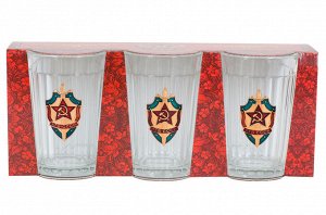 Подарочный набор стаканов "КГБ СССР", – легендарный атрибут настоящего русского стола. Поставляется в эстетичной упаковке