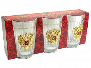Подарочный набор стаканов «Россия», – патриотическое дизайнерское решение, воплощенное в практичных вещах