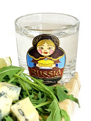 Подарочный набор стопок «Russia», – национальный символ России и топовый сувенир для гостей страны
