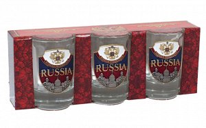 Подарочный набор стопок «Россия», – настоящее украшение стола, радует глаз и греет душу №137