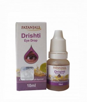 Глазные капли "Дришти",10мл. (Drishti Eye Drop) Patahjali Ayurved