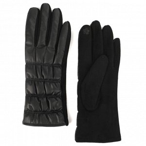 Перчатки черного цвета из полиэстера