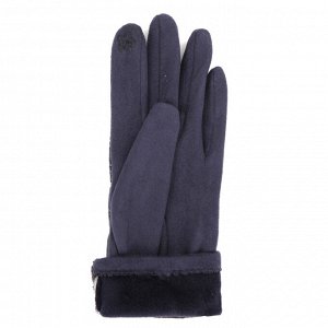 Перчатки темно-синие полиэстер