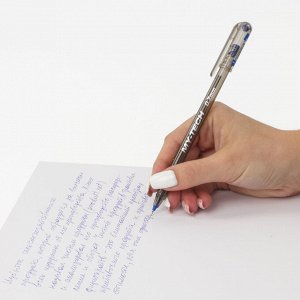 Ручка шариковая масляная PENSAN My-Tech, СИНЯЯ, игольчатый узел 0,7мм, линия 0,35мм, 2240