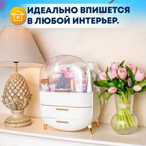 Органайзер (бьюти бокс) для хранения косметики, духов, мелочей, STYLE, 34*19*28,5см, DASWERK, 608473