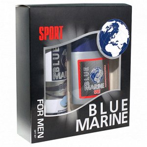 ПН Mens Blue Marine Sport (Бальзам п/бритья 100 + Пена д/бритья 200) НОВИНКА! 085
