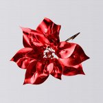 Елочные, с глитером, новогодние ветки и цветы