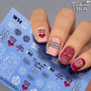 Слайдер  для ногтей Fashion nails  W34