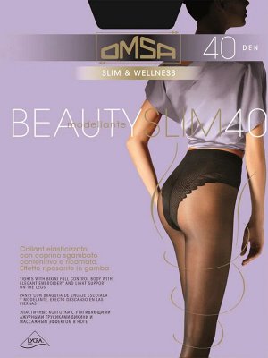 Колготки OMSA Beauty Slim 40 неро 2