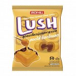 Конфеты LUSH со  вкусом  шоколадной  карамели (LUSH choco – filled caramel chewy candy) 140 гр