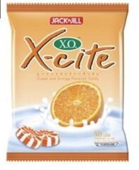 Конфеты X-CITE со  вкусом  апельсина  со  сливками (X-CITE Cream and Orange flavored candy) 110 гр