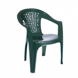 Кресло садовое, пластик, зеленый, КЕМЕР, 760 х 550 х 560 мм