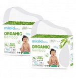 Подгузники-трусики  Organic bamboo MIOKI/MARABU, размер XL (12+кг),36 шт 2 пачки