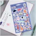 Наклейки бумажные Meshu Spring in jungle 12*21см 44шт