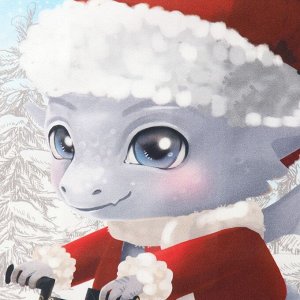 Полотенце новогоднее &quot;Этель&quot; Let it snow 40х73 см, 100% хл, саржа 190 г/м2