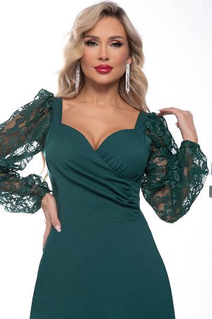 Платье "Ночь нежна" (зелёное) П7512