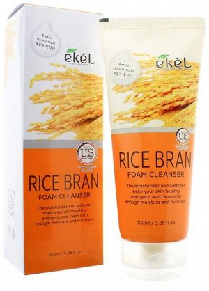 Пенка для умывания с рисовыми отрубями   Foam Cleanser Rice Brown