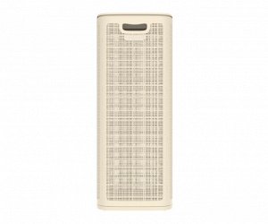 Новый бренд Корзина для белья плетёная «Лён» 100л (430×321×800мм),сборная, СЛОНОВАЯ КОСТЬ